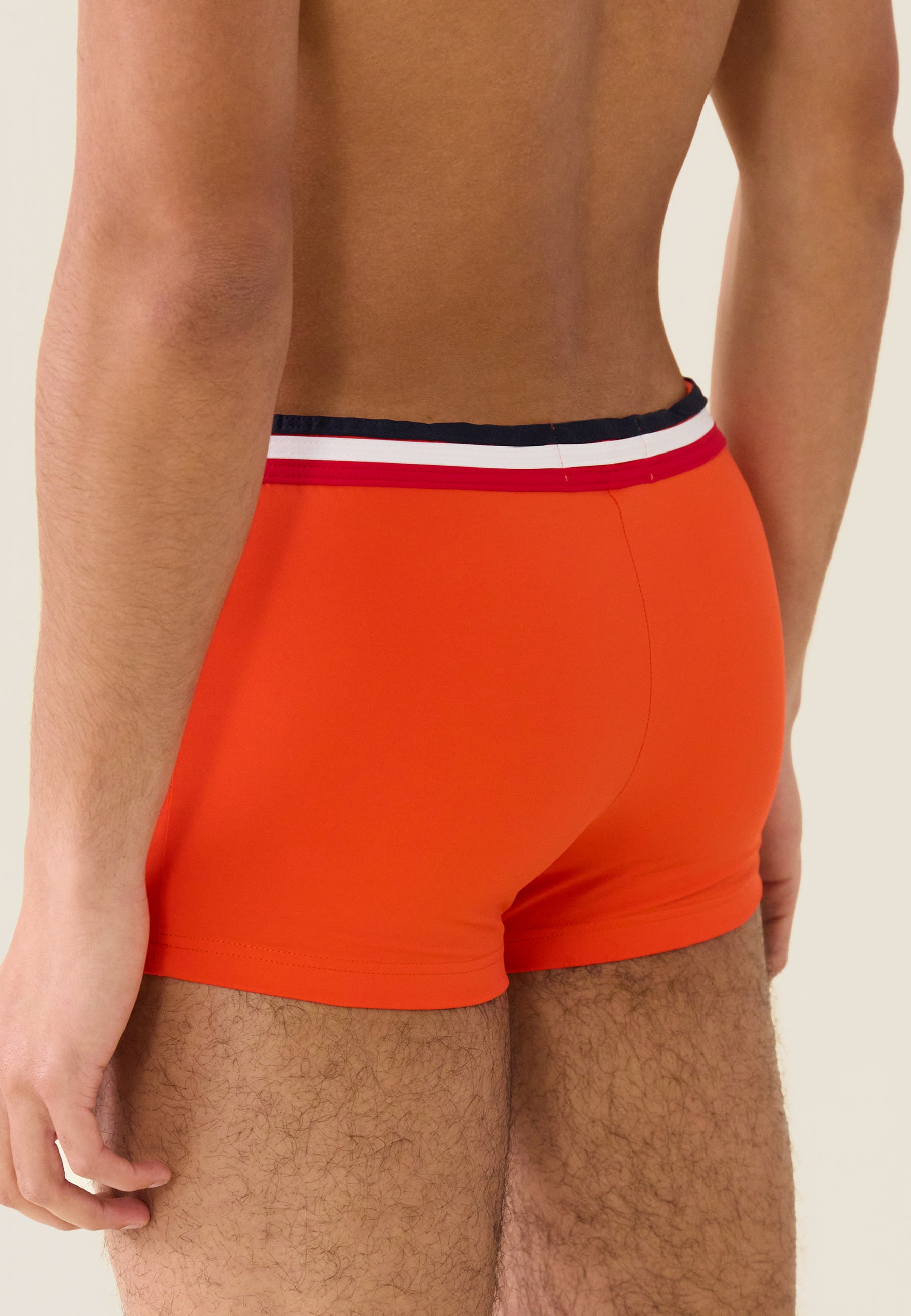 Boxer de bain en polyamide-Triton Orange Tango