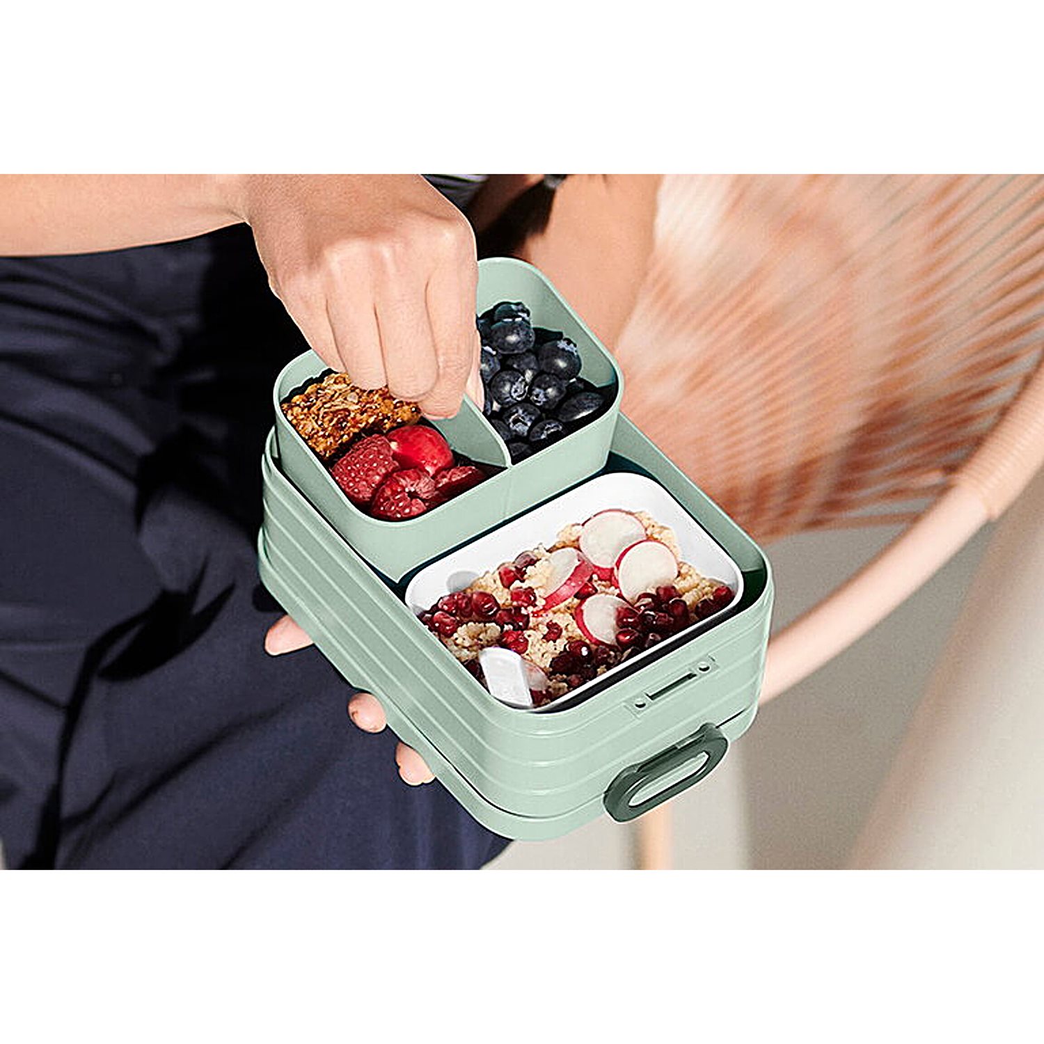 Mepal Take a Break Bento Lunchbox Midi vivid mauve