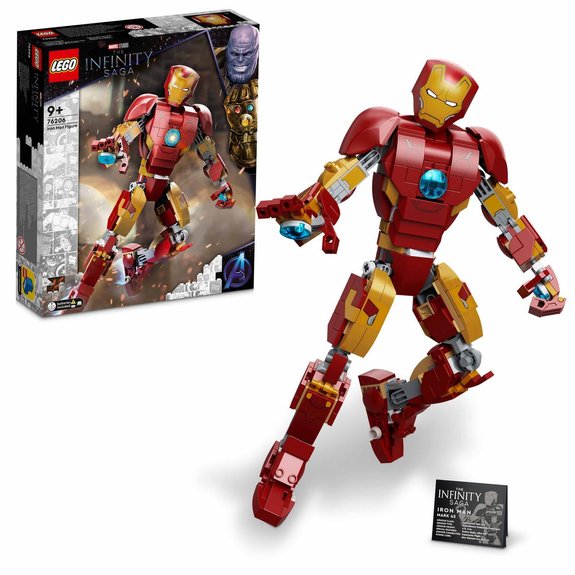 L’armure articulée d’Iron Man LEGO Marvel Super Heroes 76206