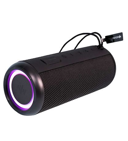 Soundliving H?jtaler m. Lys - Sort