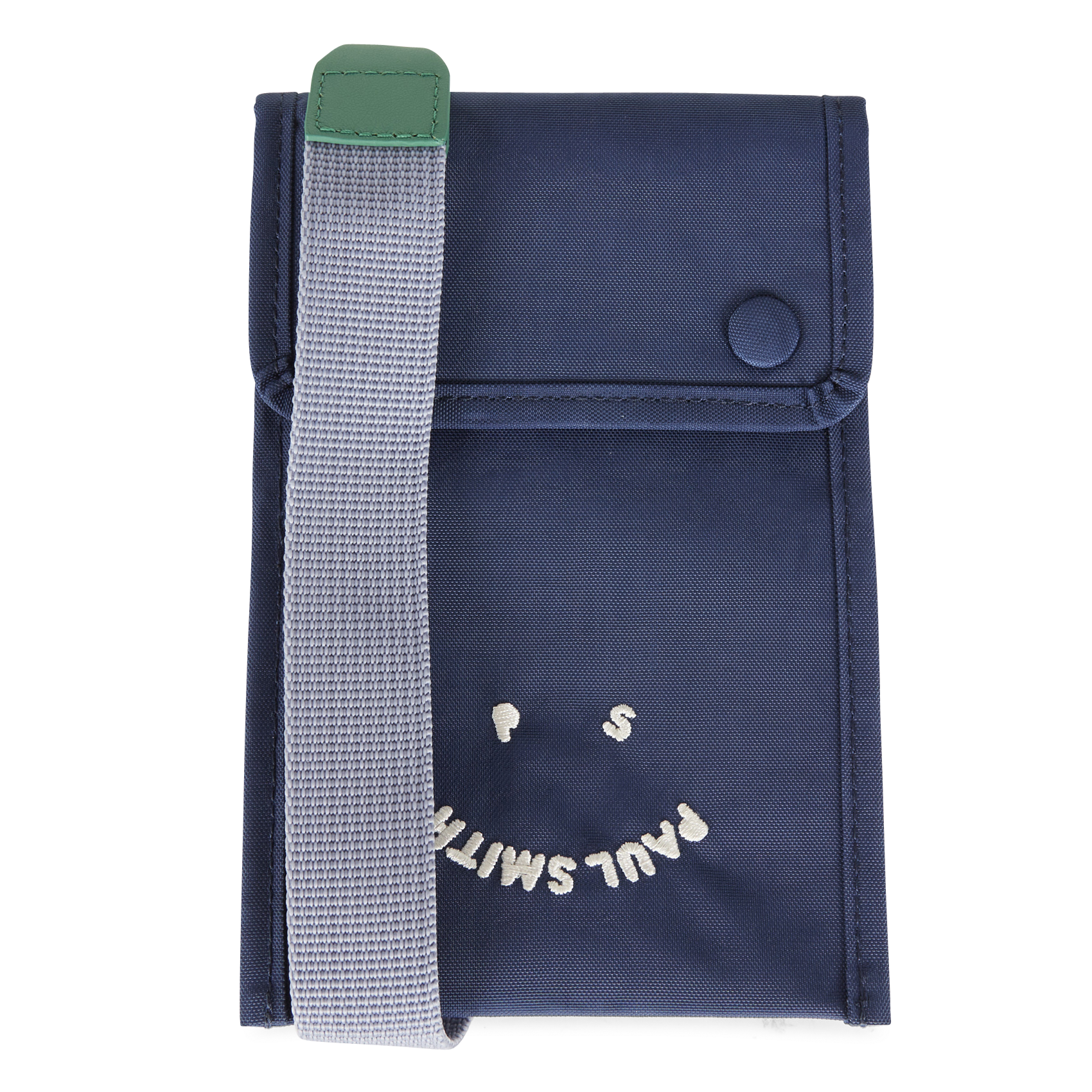 Sac bandoulière à logo brodé | Bleu