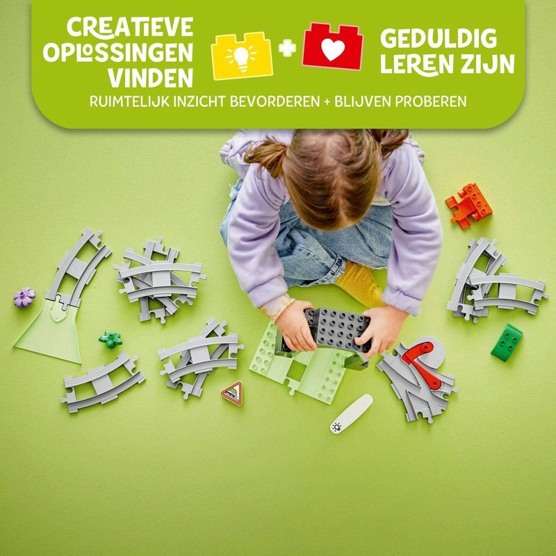 Lego - Treintunnel en Rails Uitbreidingsset - Speelgoed - Multikleur - Plastic