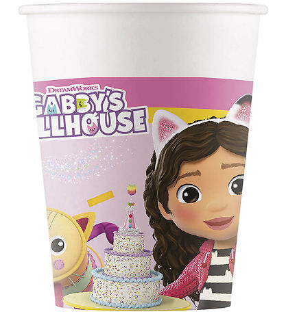 Decorata Party Pappbecher - 8er-Pack - 200 ml - Gabby's Dollhous