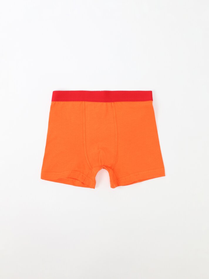 Pacote com 7 cuecas boxer com estampa de hambúrguer - Diversas cores
