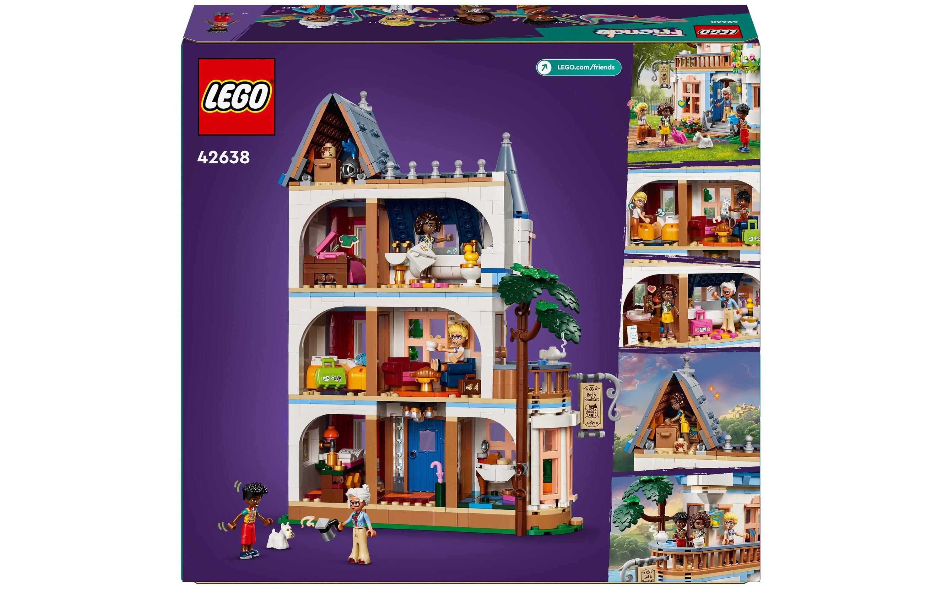 Friends Burg mit Ferienunterkunft 42638Detailreiches Bauset mit spektakulärem Modell zum Ausstellen