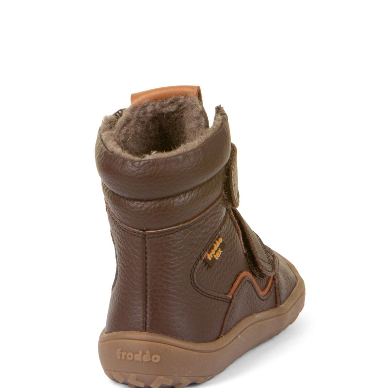 Froddo Froddo Barefoot Tex Winter Cuir Chocolat