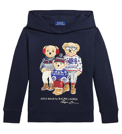 Polo Ralph Lauren Kapuzenpullover - Navy m. Kuscheltiere