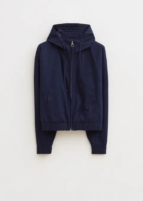 Jas met capuchon blauw (BLW.D)