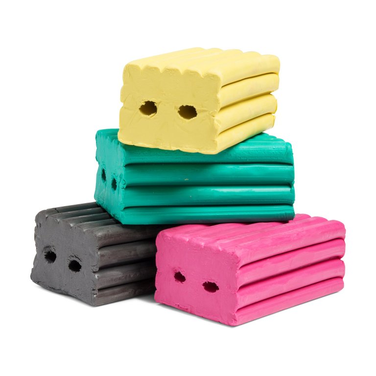 Standard-Plastilin (Knete), farbig