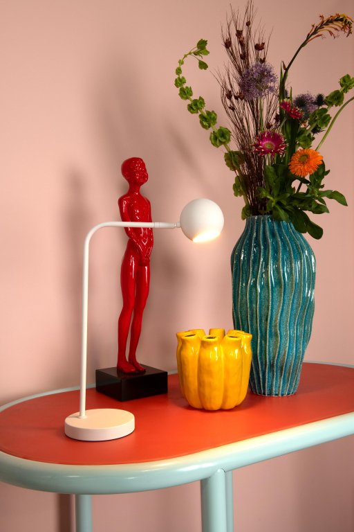 Lucide Comet bureaulamp LED oplaadbaar wit