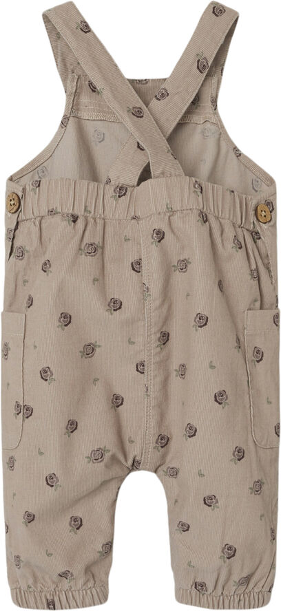 Lil' Atelier NBFNOLA FLORAL CORD OVERALL 8260-MU Gray morn/floral