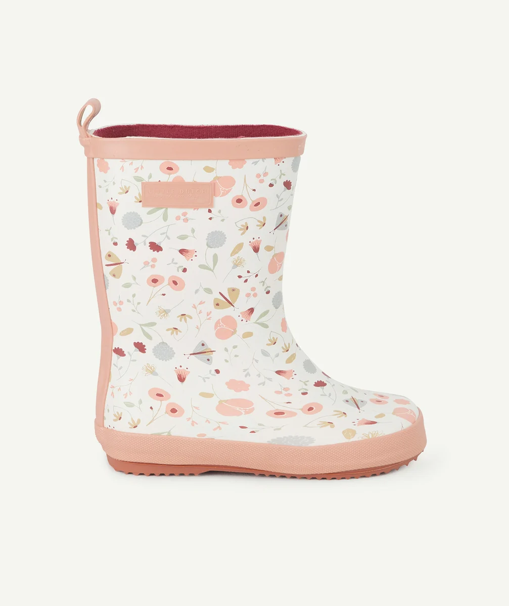 LITTLE DUTCHBOTTES DE PLUIE BÉBÉ FILLE FLEURS ET PAPILLONS
