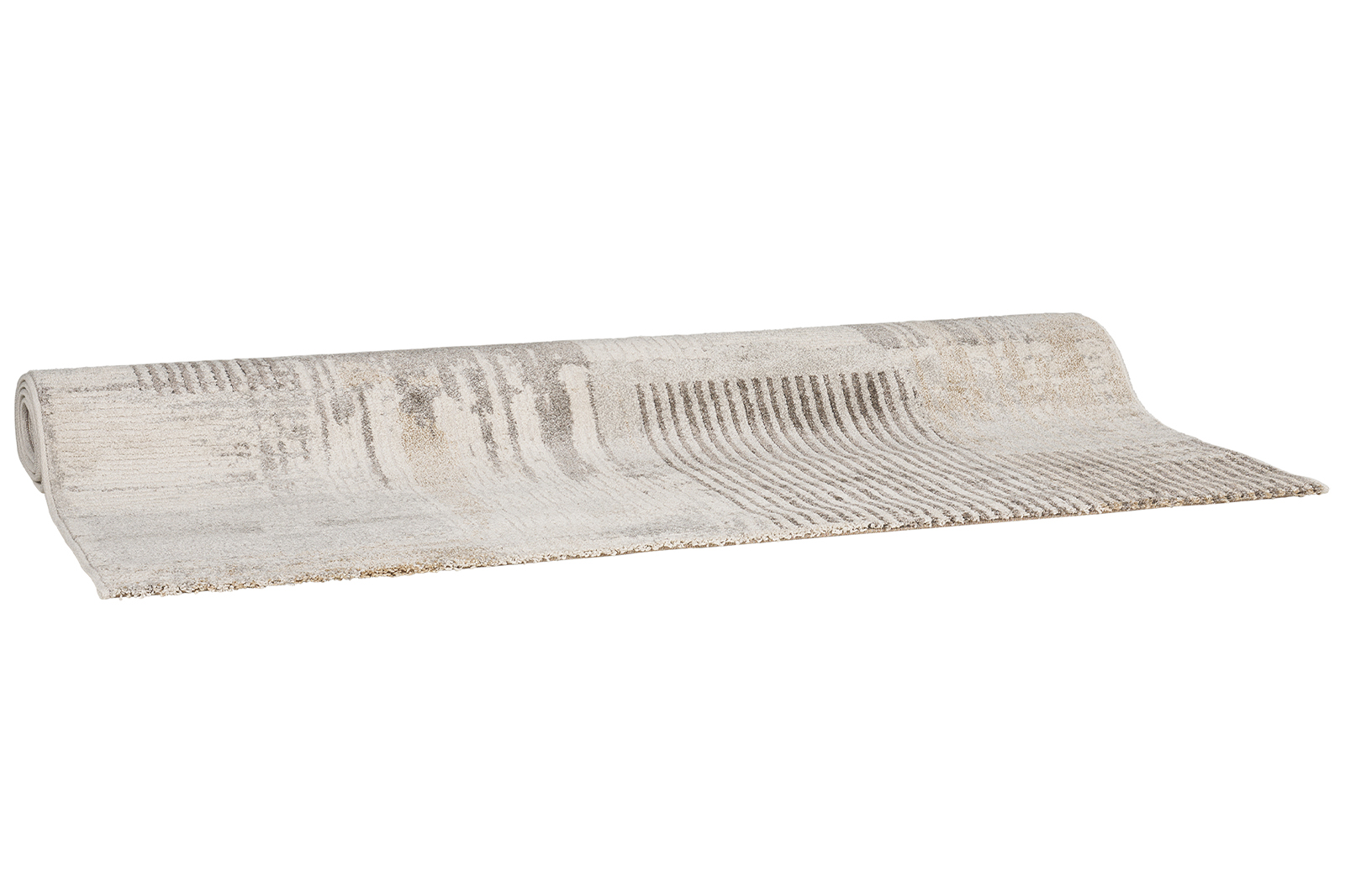 Frendi gulvteppe 160x230 Grått og beige med mønster. Heatset polypropylene.