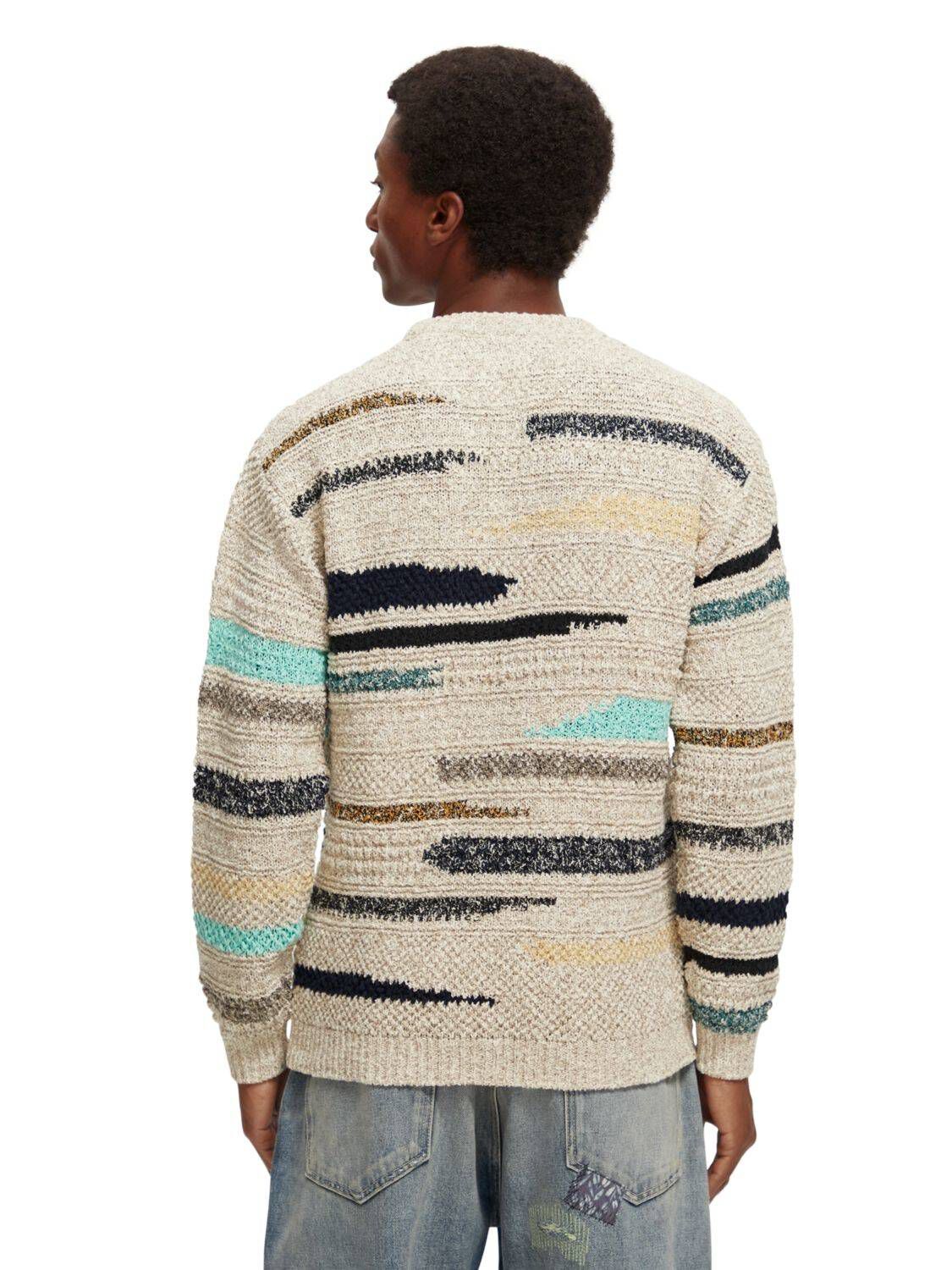 Scotch & Soda| Herren Strickpullover MELANGE JACQUARD