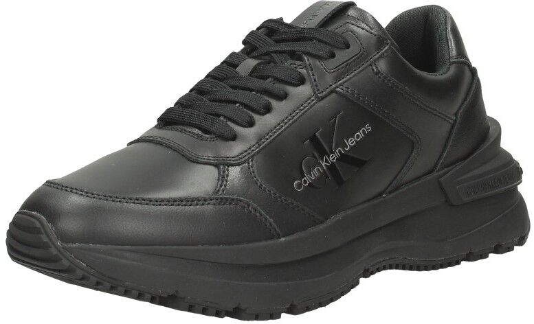 Calvin Klein Chunky Runn Laceup Low LTH-Nappa zwart
