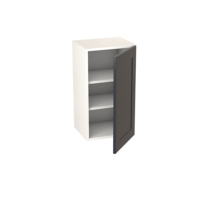 Meuble haut de cuisine avec 1 porte GoodHome Artemisia bleu L. 30 x H. 72 cm