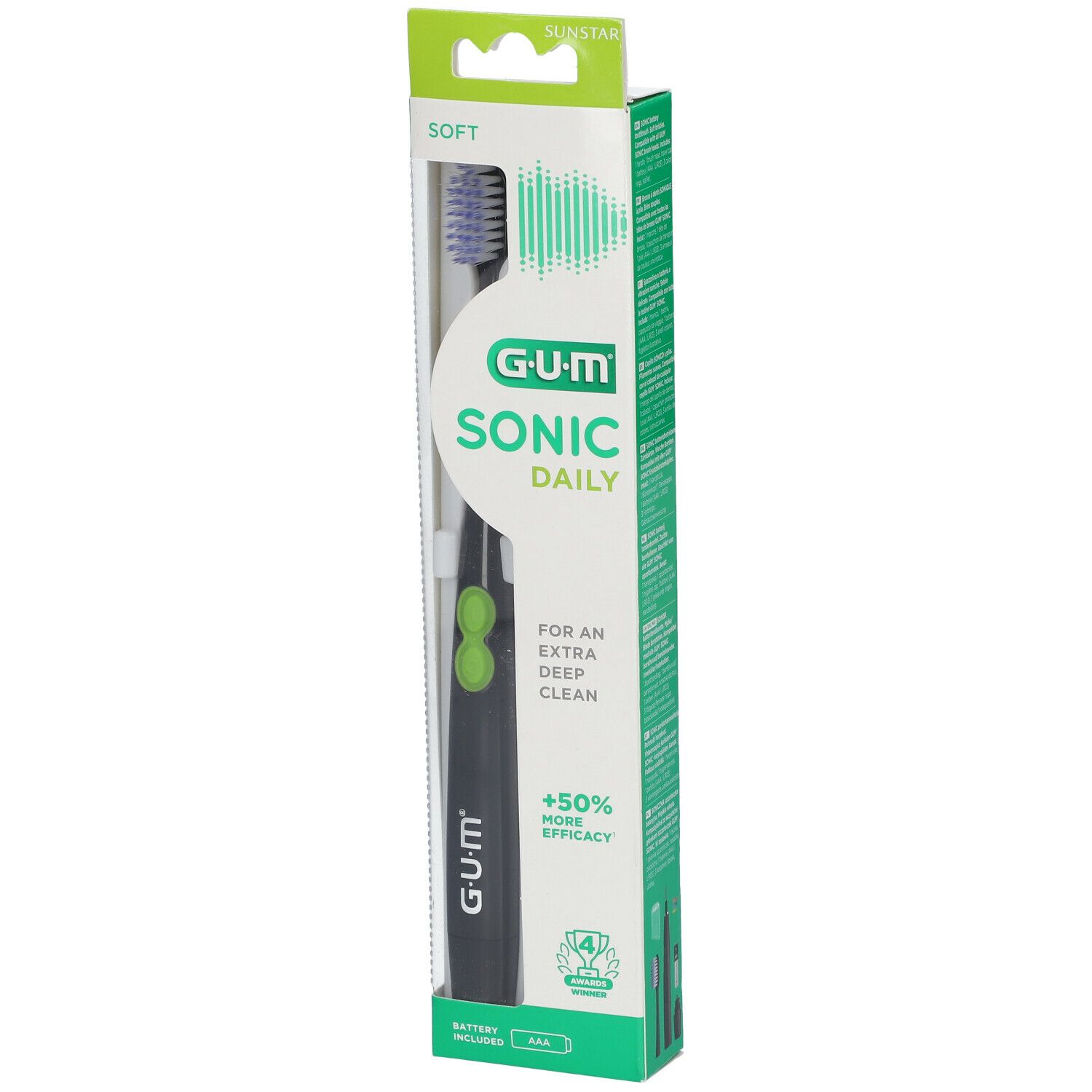 GUM® SONIC DAILY Schallzahnbürste