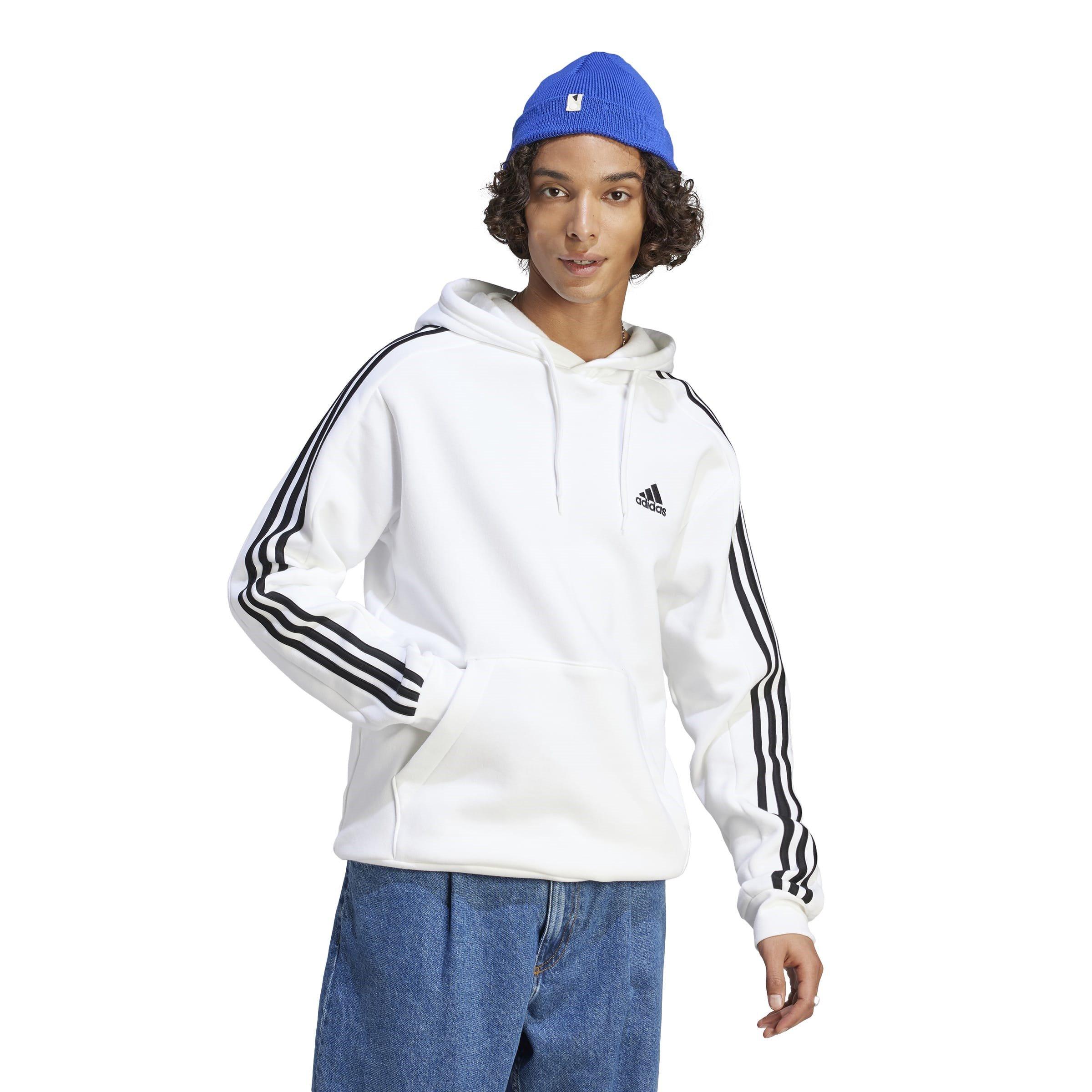 adidas Essentials Fleece 3-Stripes Hoodie Mens