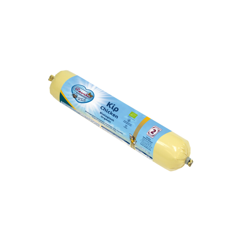 14x Renske Biologische Worst Kip Graanvrij500 gr