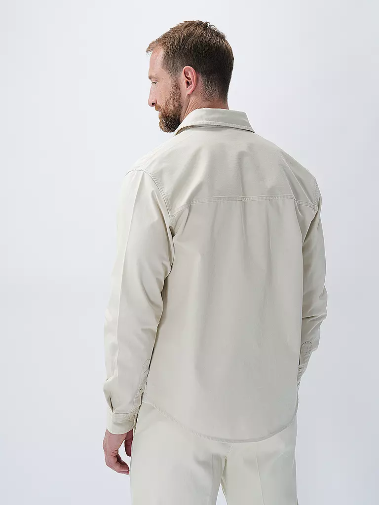 BOSS Jeanshemd creme