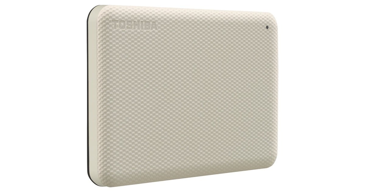 ToshibaCanvio Advance, 2 TB externe harde schijf  (Beige, HDTCA20EW3AA, USB 3.2 Gen 1)