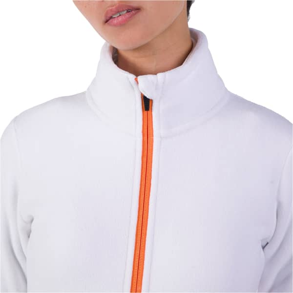Veste polaire ROSSIGNOL W STRAWPILE FLEECE FZ WHITE