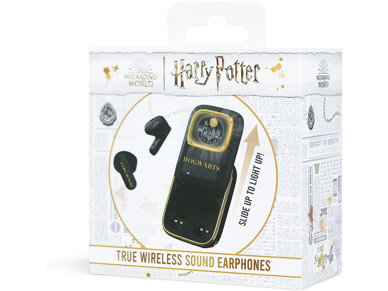 OTL True Wireless In-Ear-Kopfhörer Harry Potter Hogwarts Sl Stylische TWS-Kopfhörer mit Harry Potter Hogwarts-Design und innovativer Slider-Technologie