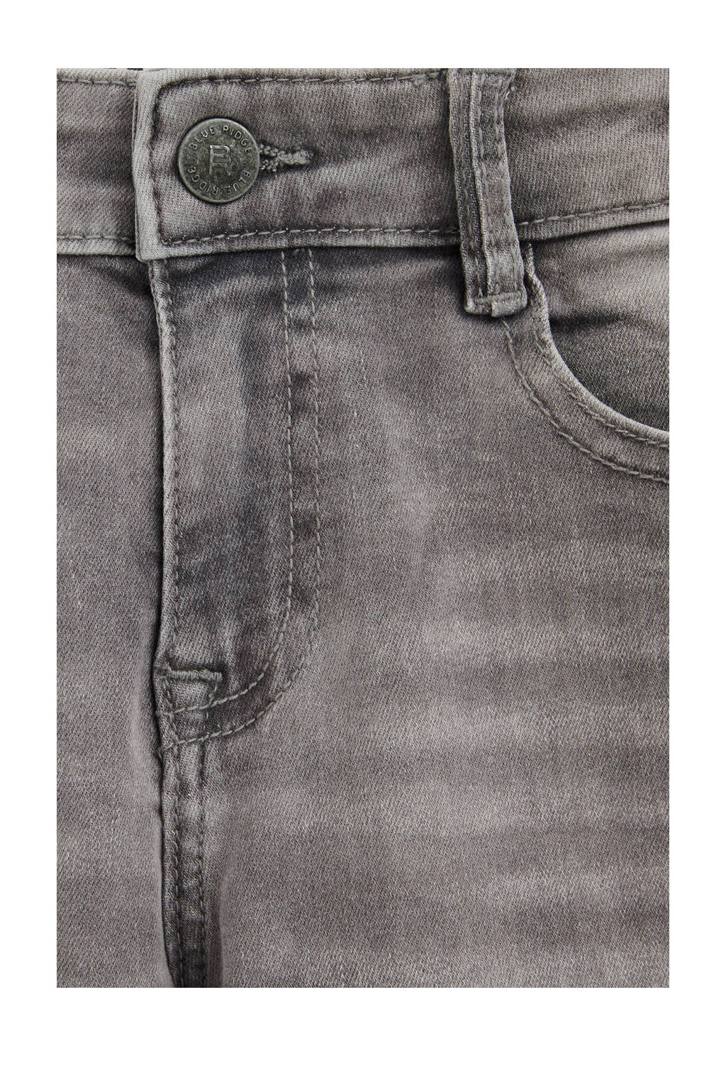 WE Fashion Blue Ridge waist tapered jeans grey denim