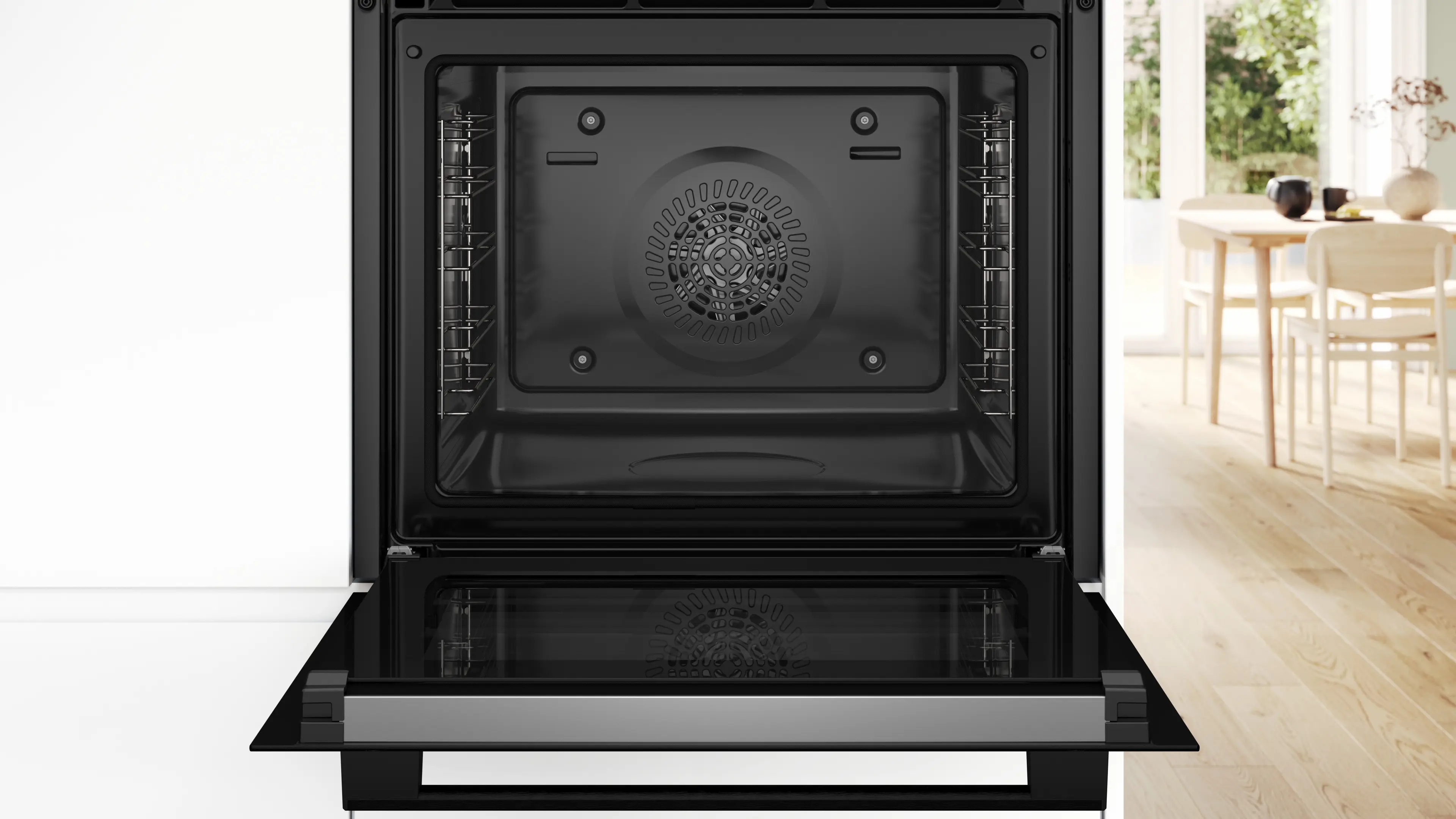 Serie 4 Bakoven 60 x 60 cm Zwart