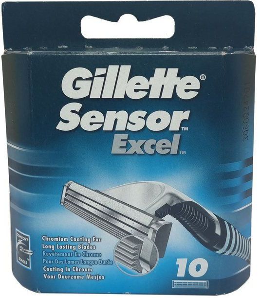 Gillette - Sensor Excel - Scheermesjes - 10 Stuks