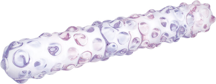 Iroha GLAS - PURPLE ROSE NUBBY DILDO Multicolour