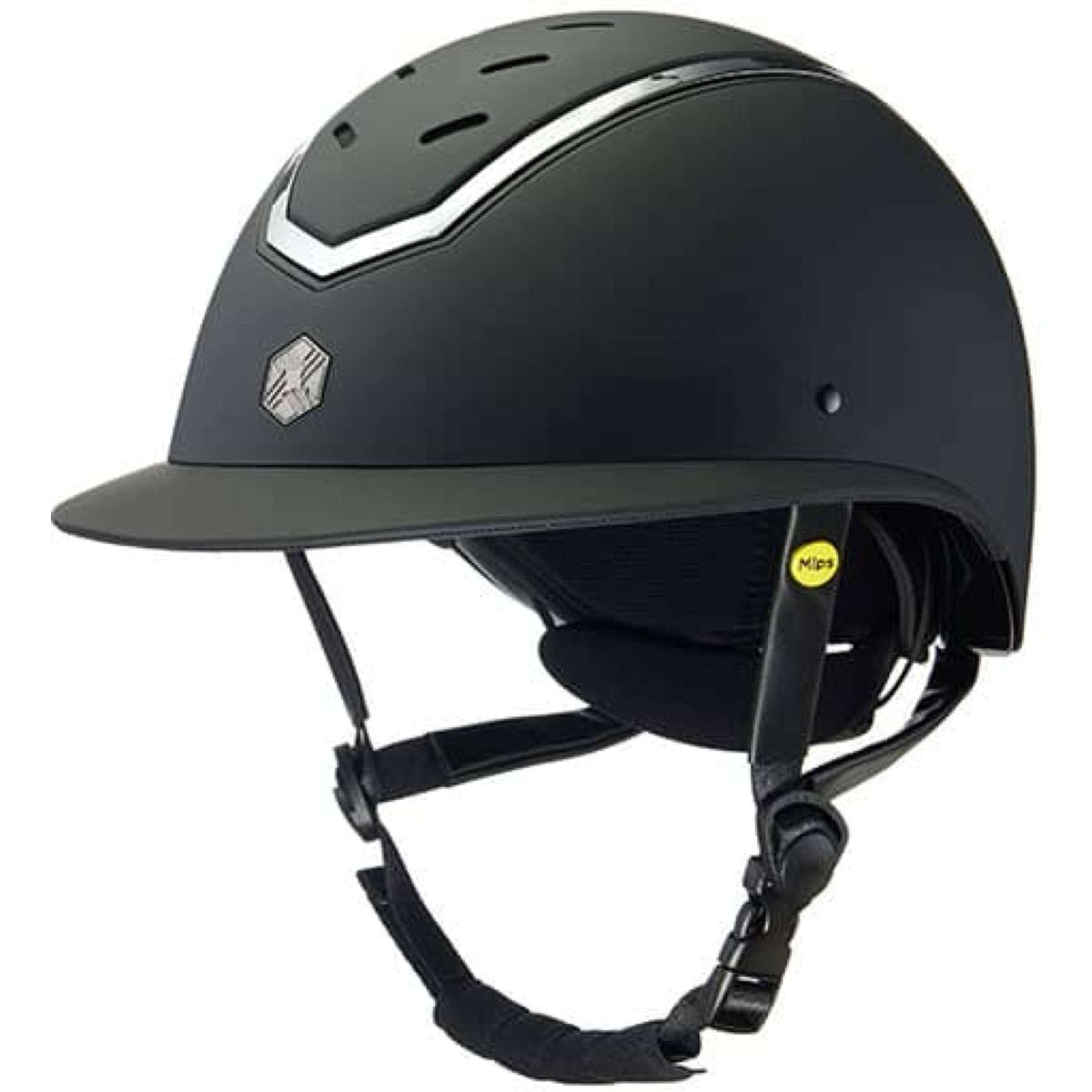 Charles Owen Cap Kylo Wide Peak MIPS Black Matte/Silver