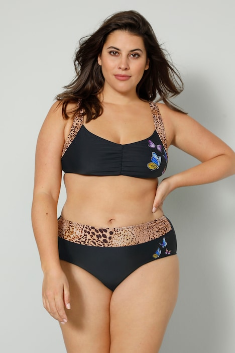Bikini, Zweiteiler, Softschalen, Animal-Details