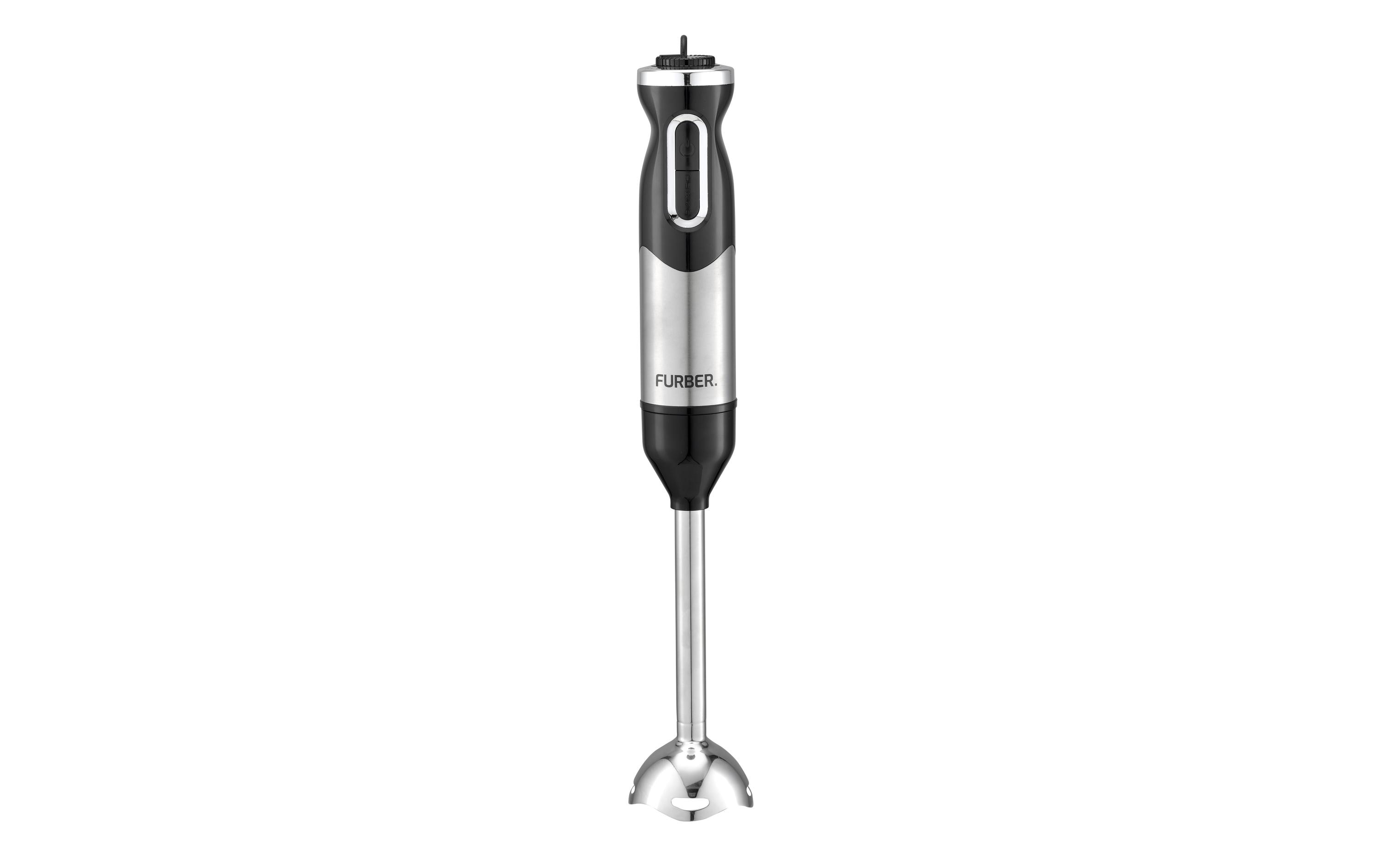 Stabmixer Lite Edelstahl/SchwarzHandlicher Stabmixer für Smothies und Suppen