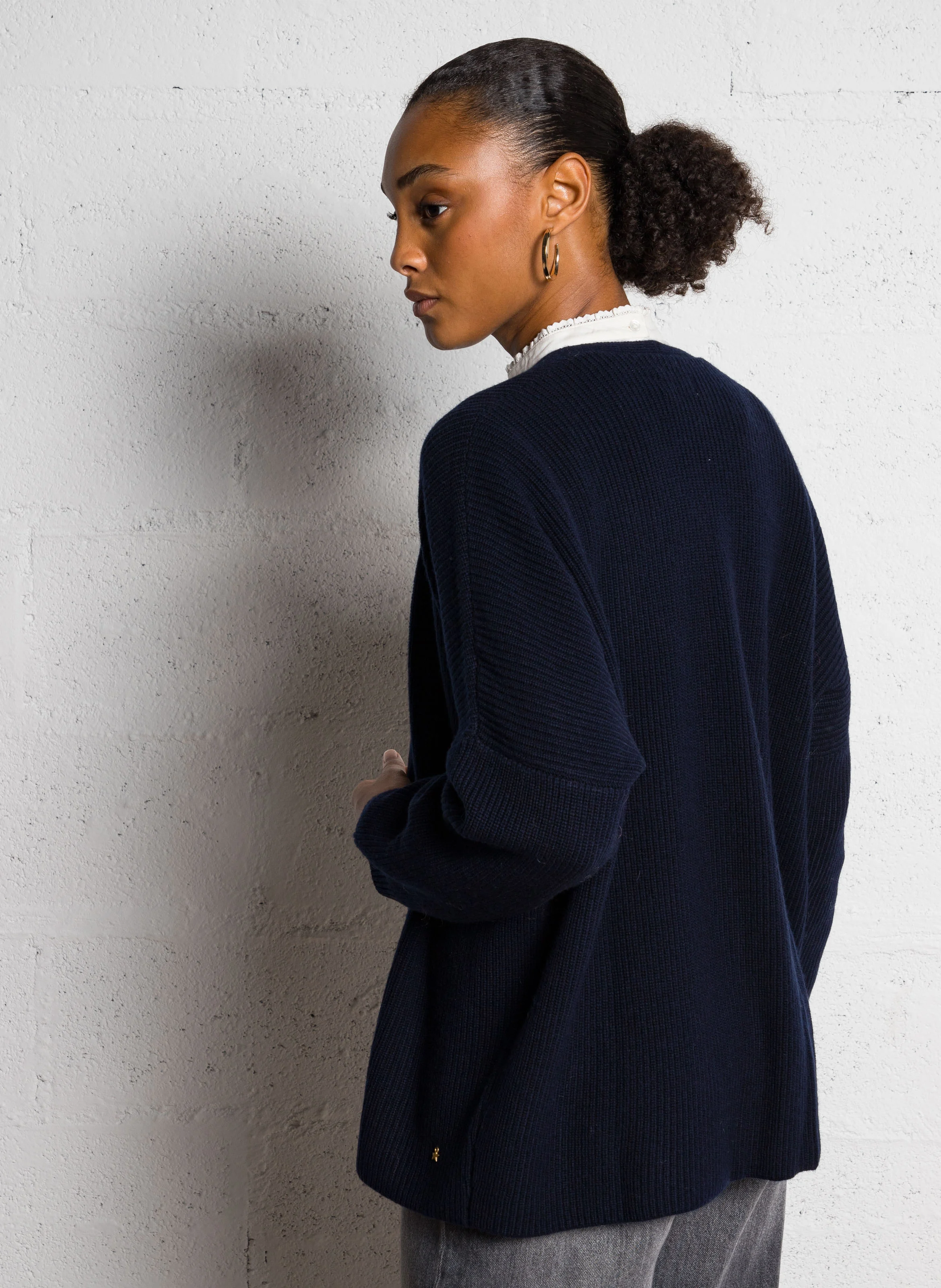 ARNOLDE - Gilet en laine | Bleu