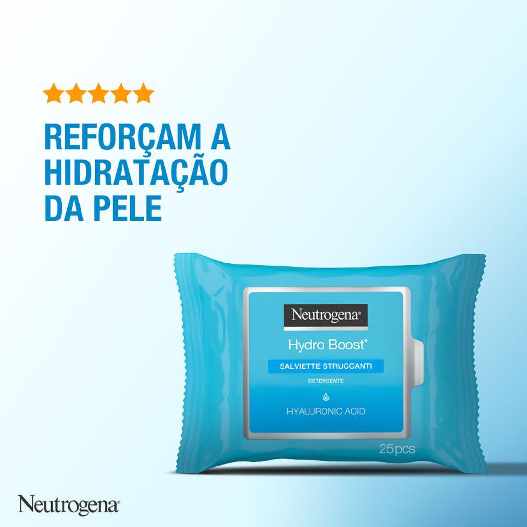Toalhitas de Limpeza Facial - Hydro Boost (2x25) - 50un