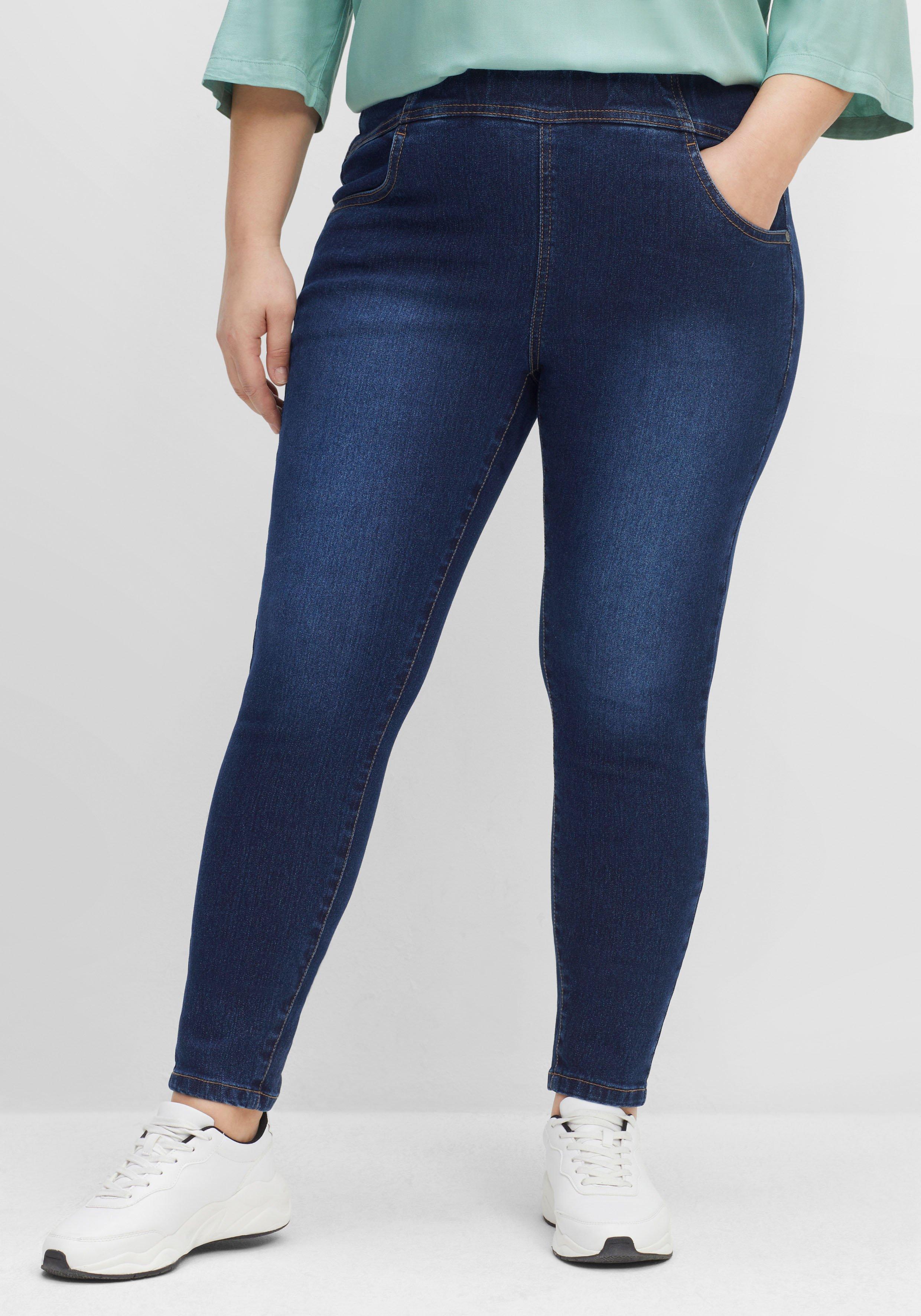 Jeggings mit breitem Gummibund