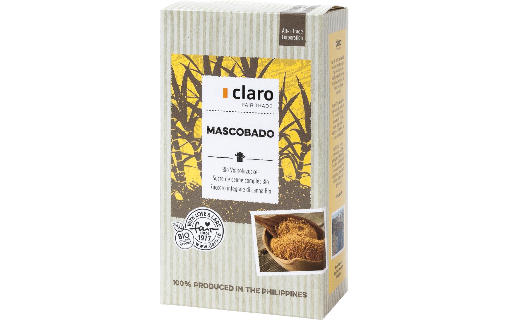 Vollrohrzucker Mascobado 500 gBio und Fairtrade zertifizierter Zucker