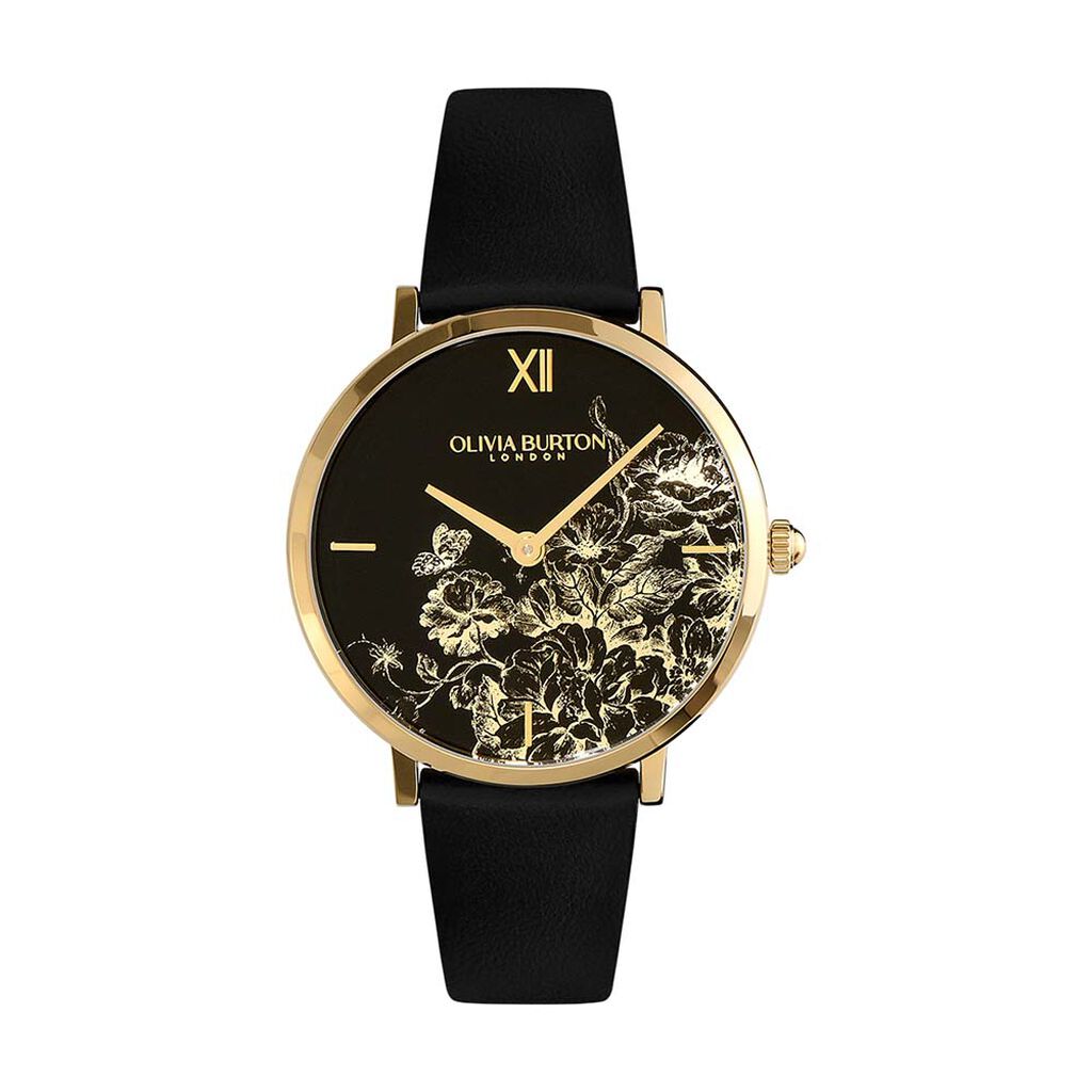 Montre Olivia Burton Floral Blooms Noir