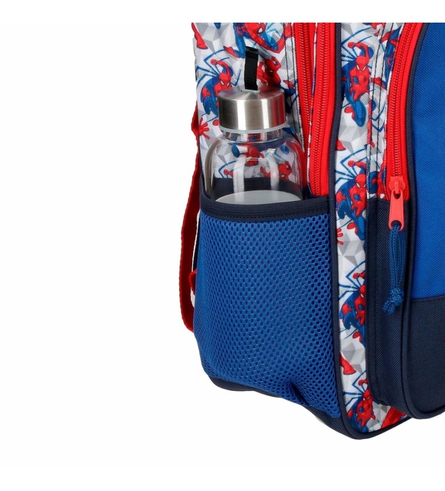 Mochila Joumma Bags 28cm Homem-Aranha Herói adaptável