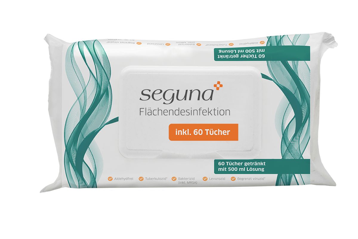 SEGUNA Flächendesinfektion inkl. 60 Tücher