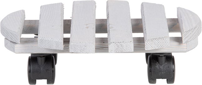 Esschert Design plantentrolley Esschert's Garden grijs D 28,4 H 7,9 cm