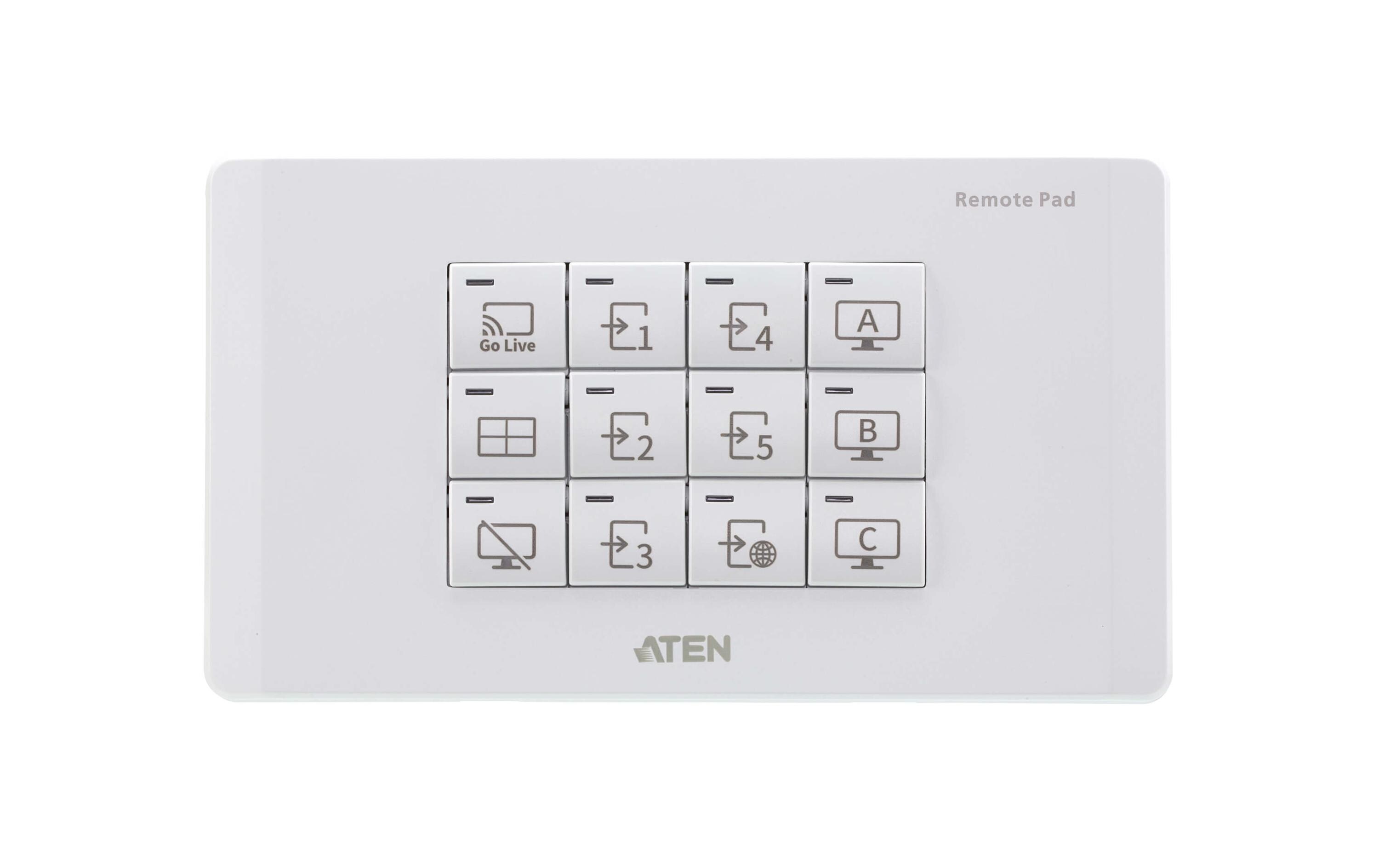 Bedienfeld VPK312K1 12-Tasten<br>12-Tasten Netzwerk Remote Pad (EU, 2 Gang)