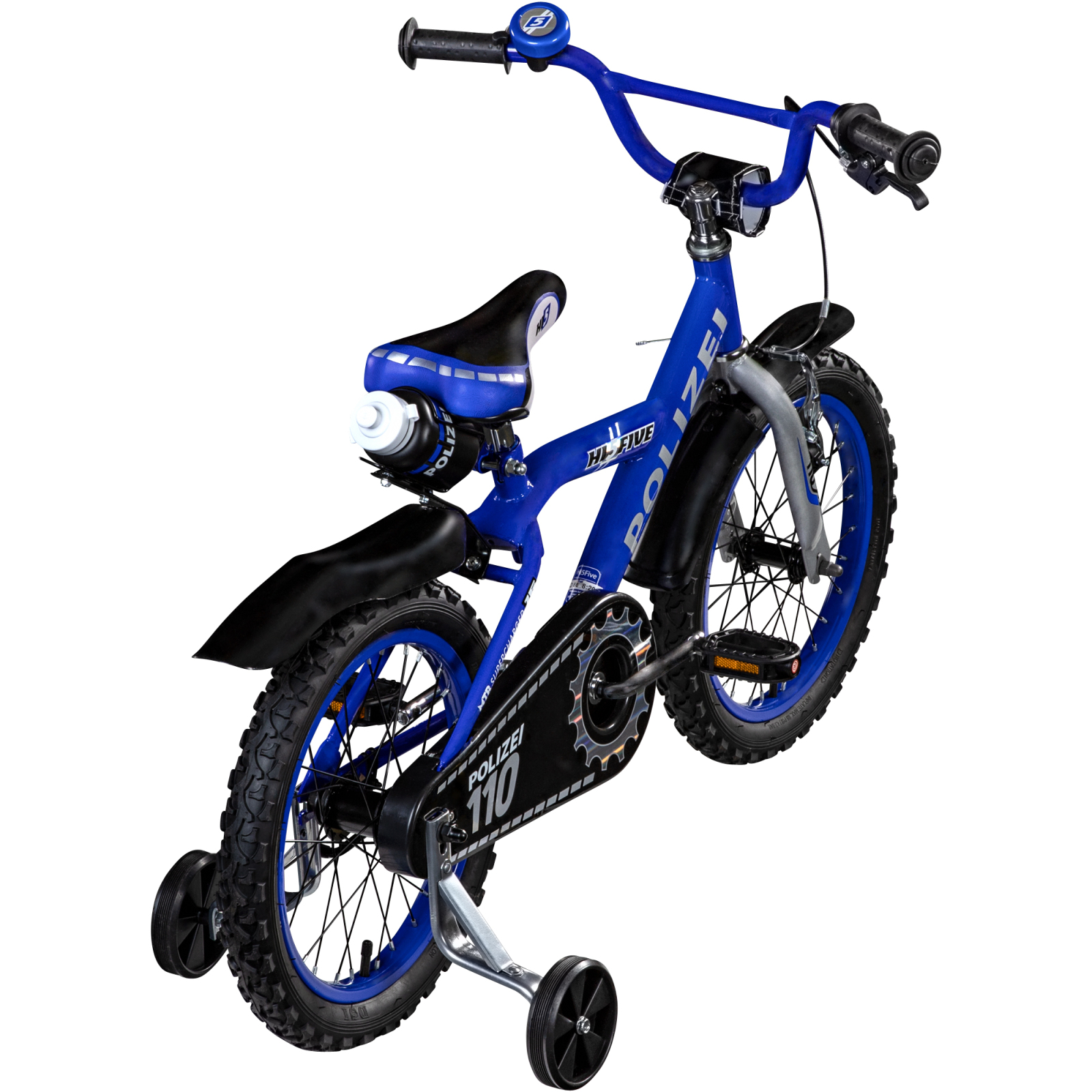 Kinderfahrrad Hi5 POLIZEI 16'' - blau - 1-Gang