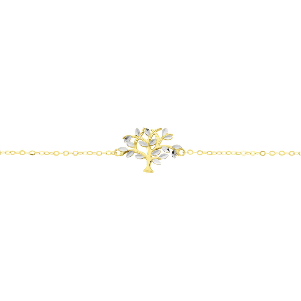Bracelet Or Bicolore Fragaria