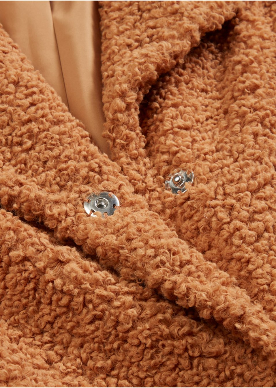 Manteau en maille peluche