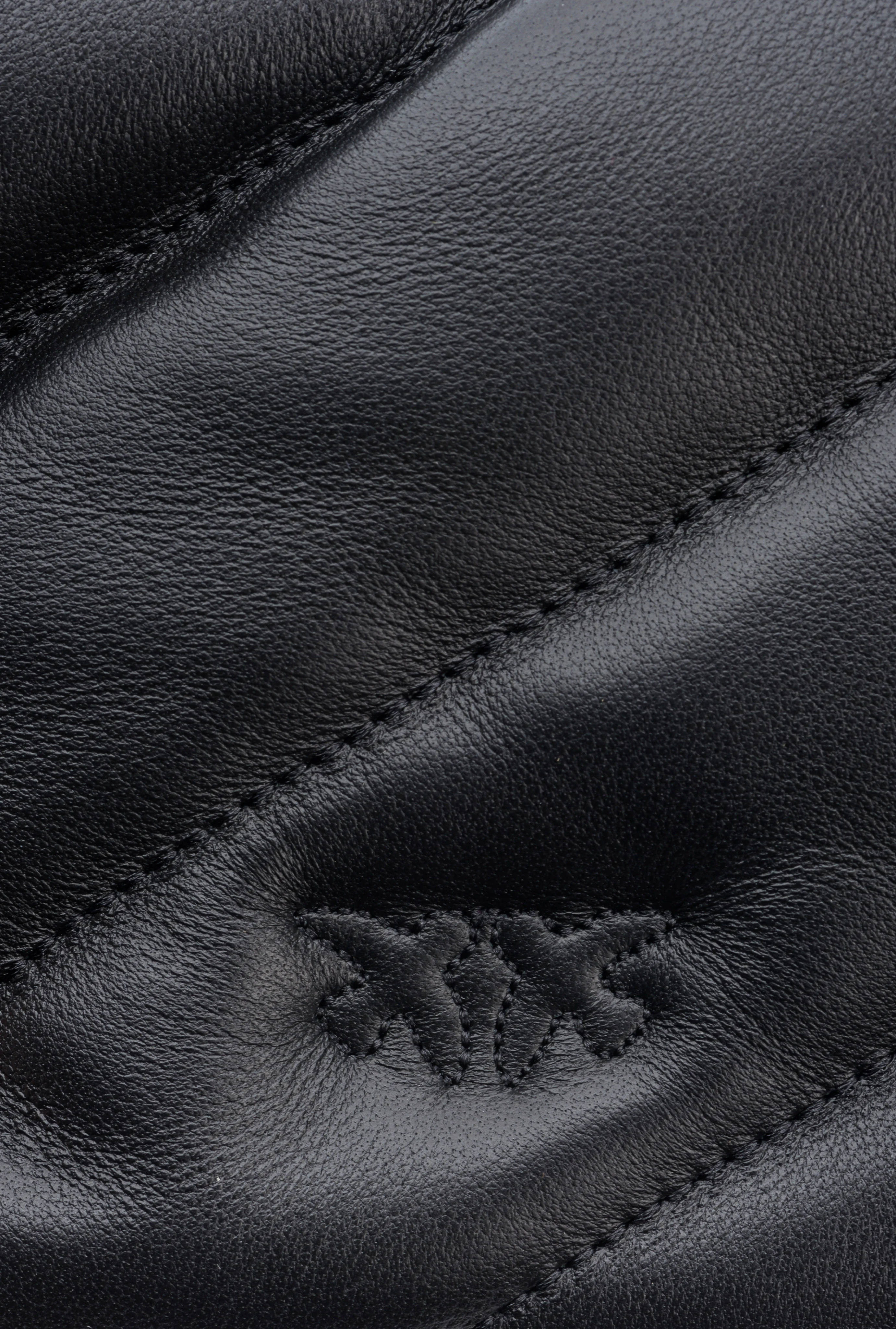 Mini love bag puff maxi quilt | Noir