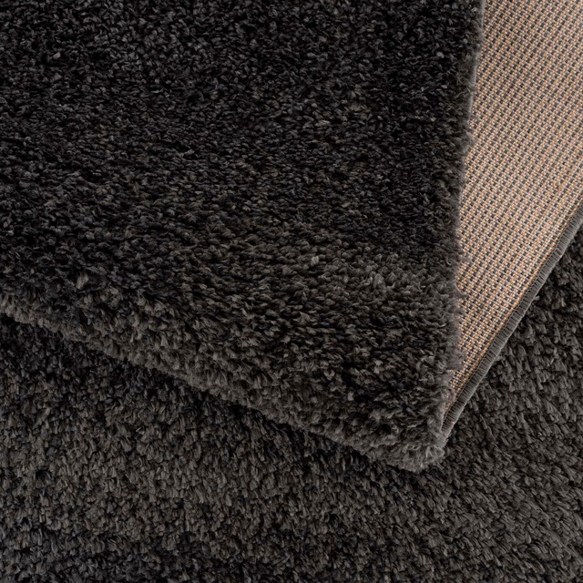 Carpet City Hochflor-Teppich »Pulpy 100« rechteckig 30 mm Höhe Läufer, weich, mit Fransen, uni, viele Grössen, Wohnzimmer, Schafzimmer
