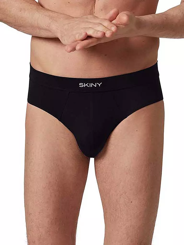 SKINY Brasil Slip Organic Cotton Deluxe Anthra schwarz
