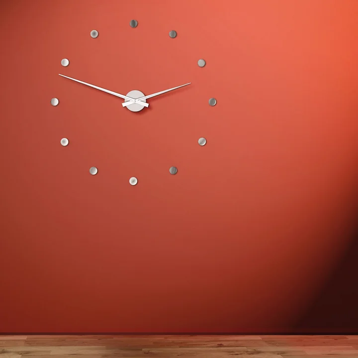 Radius Design - Flexible Wanduhr, weiss